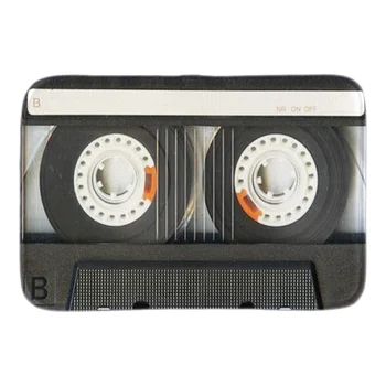 

Mix Tape Doormat Rug Indoor Soft Floor Mat Home Decorative Door Mat Rug For Home Office Bedroom Bathroom Short Plush Fabric