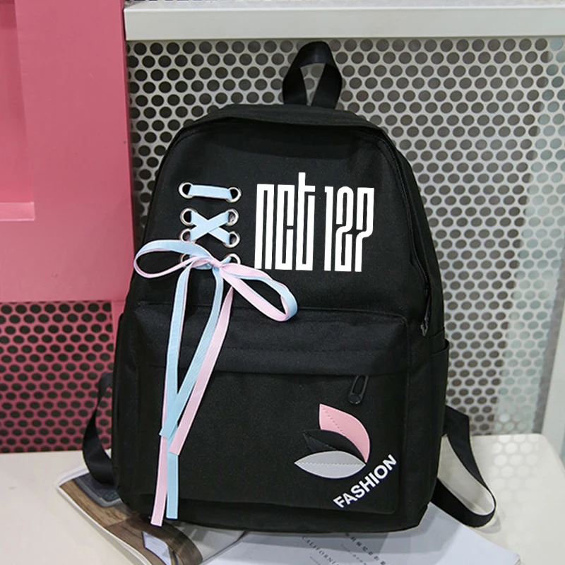 Harajuku Exo рюкзак для женщин Harajuku Got7 Monsta X Twice рассеянная детская Nct Холщовая Сумка рюкзаки для девочек рюкзаки Sac A Dos Femme