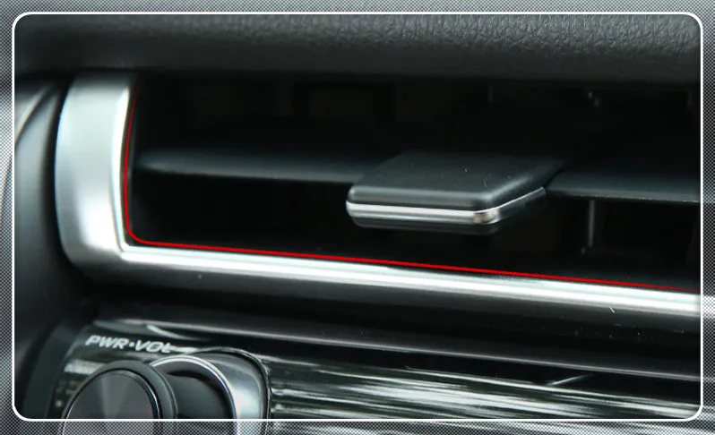 LHD для Toyota Camry 2018 ABS матовая Автомобильная средняя консоль Кондиционер AC Vent Outlet