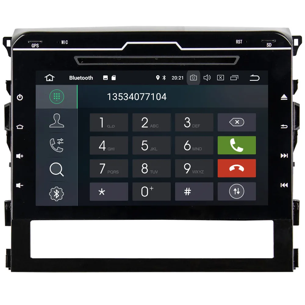 Cheap KLYDE 9" 4G Android 8.0 Octa Core 4GB RAM 32GB ROM Car DVD Multimedia Player Stereo For Toyota Land Cruiser LC200 2016 2017 2018 2