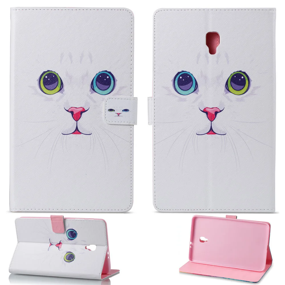 Tablet Case For Samsung Galaxy Tab A 8.0 2017 SM-T380 T385 Fashion Print Leather Wallet Flip Case Smart Cover Wake Sleep (1)