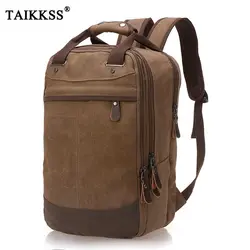2019 новый модный холщовый рюкзак для ноутбука 14-15,6 дюймов, повседневные дорожные сумки на плечо