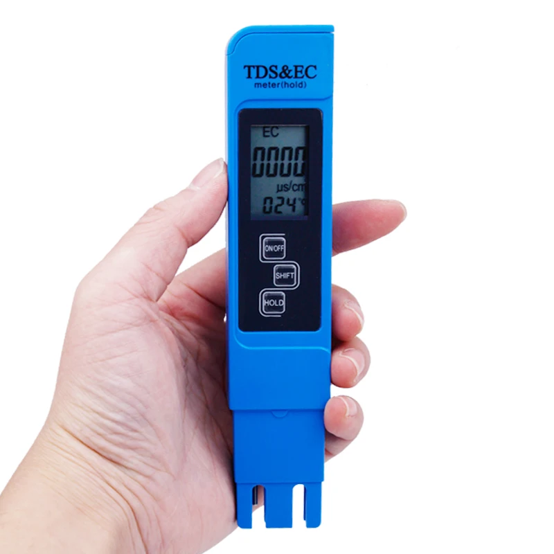 New TDS EC Meter Temperature Tester pen 3 In1 Function Conductivity Water Quality Measurement Tool TDS&EC Tester 0-9990ppm 15% New TDS EC Meter Temperature Tester pen 3 In1 Function Conductivity Water Quality Measurement Tool TDS&EC Tester 0-9990ppm 15%
