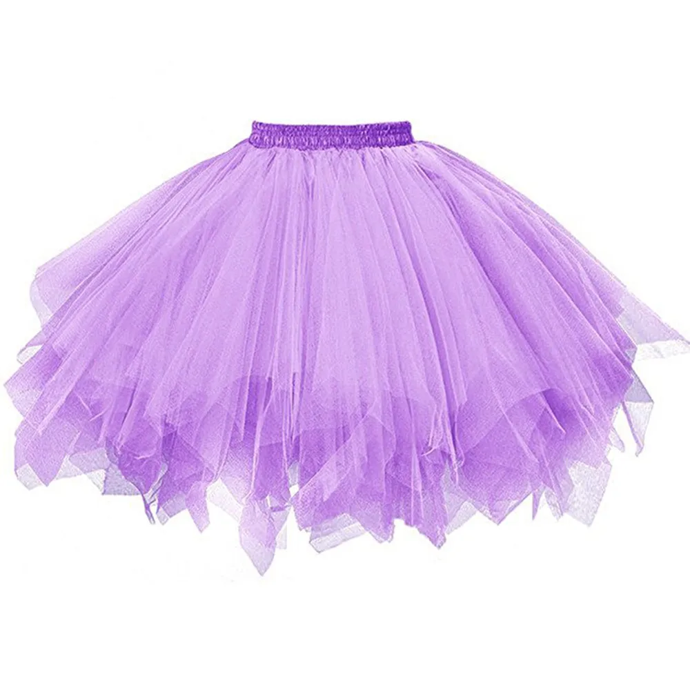 Женская Высококачественная короткая юбка из плиссированной газовой ткани, юбка-пачка для взрослых, юбка для танцев, пышная юбка из гренадина, vetement femme# F