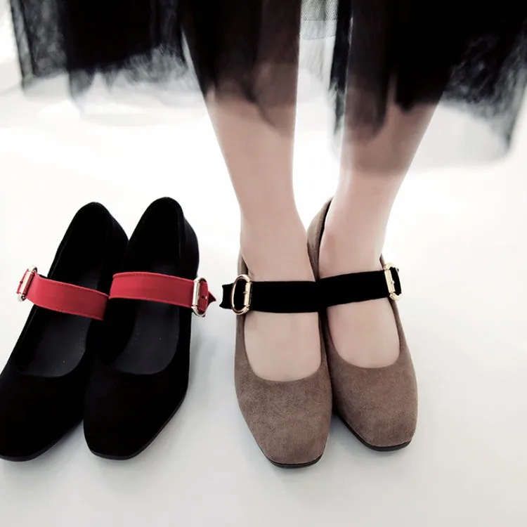 

Big Size 11 12 13 14 15 16 17 Ladies high heels women shoes woman pumps Blue Patchwork High-heeled single shoes