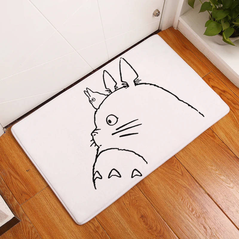 Приветственные напольные коврики с милым мультипликационным принтом, кухонные коврики для ванной комнаты, коврик с изображением кошки для гостиной, Противоскользящие коврики