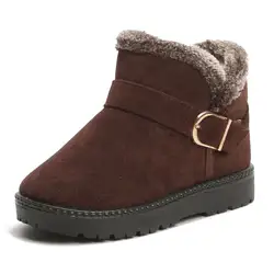 Удобные детские 2018 зима теплая мальчиков Девичьи зимние сапоги обувь мода ультра-легкие удобные детские зимние ботинки для детей