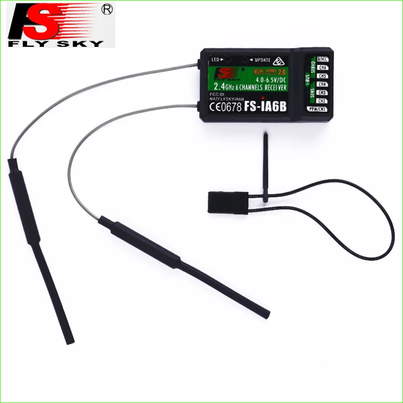 

1PCS 2.4GHz 6 Channels 140 Band -105dBm FS-iA6B Receiver For FlySky FS-A6 RC Airplane