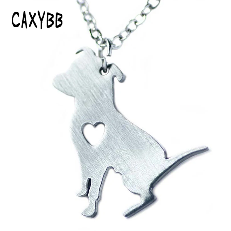 Ожерелье Caxybb Pit Bull из нержавеющей стали на заказ ожерелье для собак простая цепь