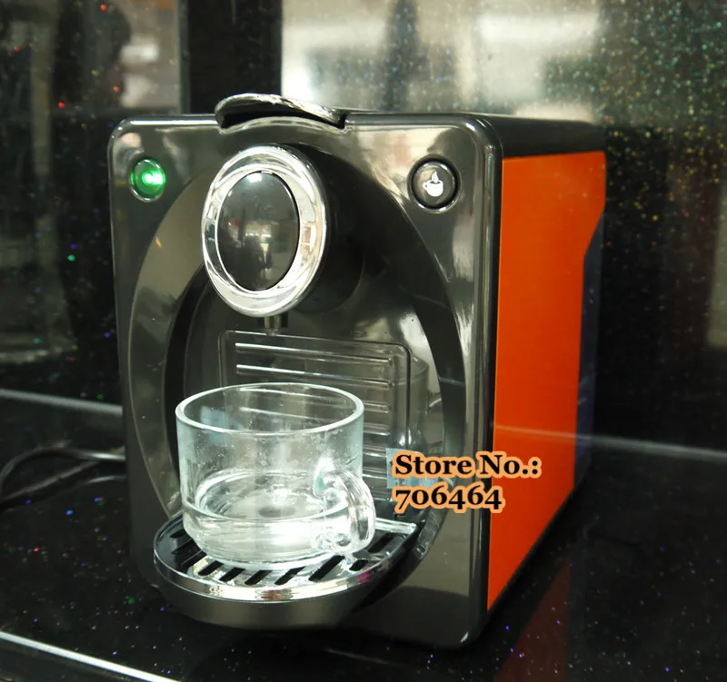 Красная полуавтоматическая машина для кофе капсулы NEspresso невыгодная цена