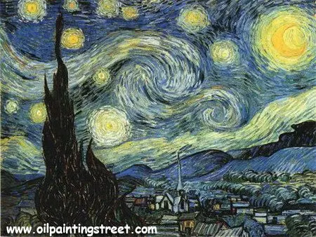 

Oil Painting reproduction on linen canvas,Starry Night by Vincent Van Gogh,,Free DHL Shipping,100% handmade
