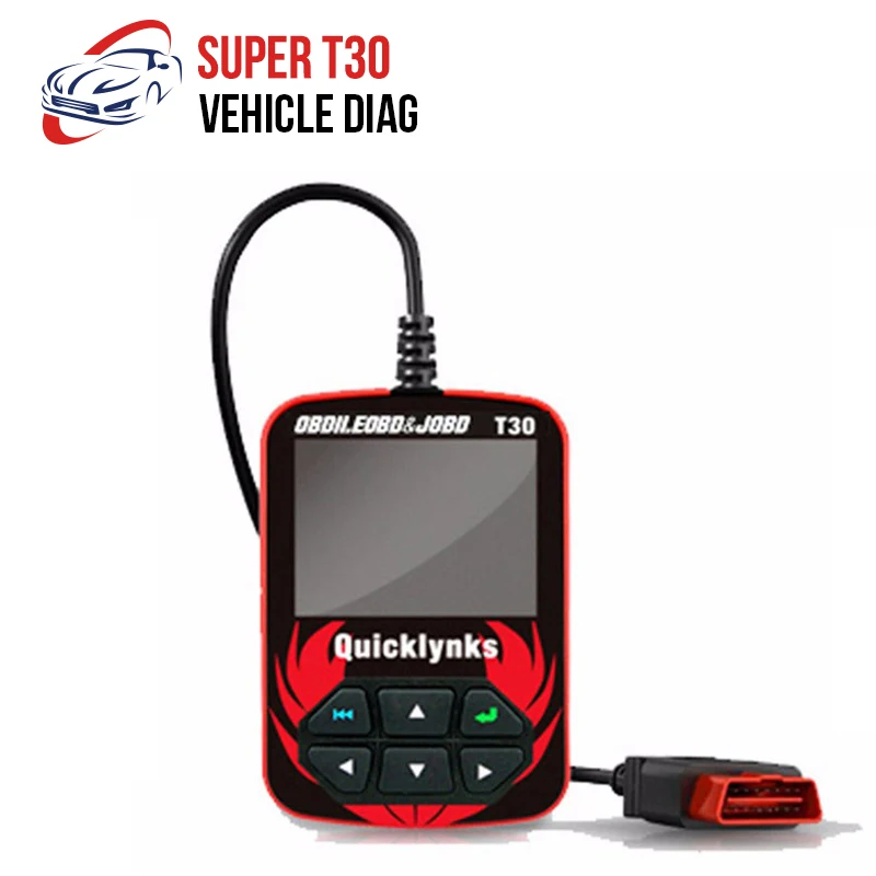 

Super T30 Highen Diagnostic OBDII/EOBD/JOBD Scan Tool Auto Code Reader With Color-Screen Display