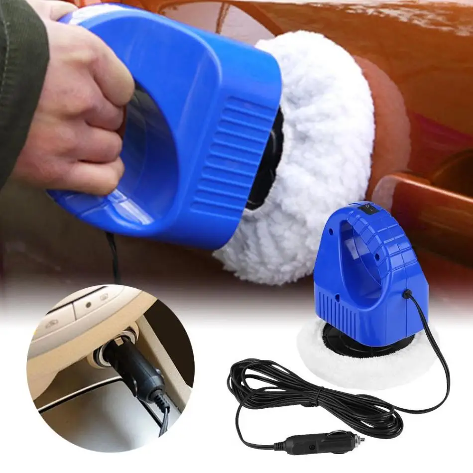 

Car Polisher Wax Polishing Machine Paint Care Tools Universal 12V Mini Potable Electric