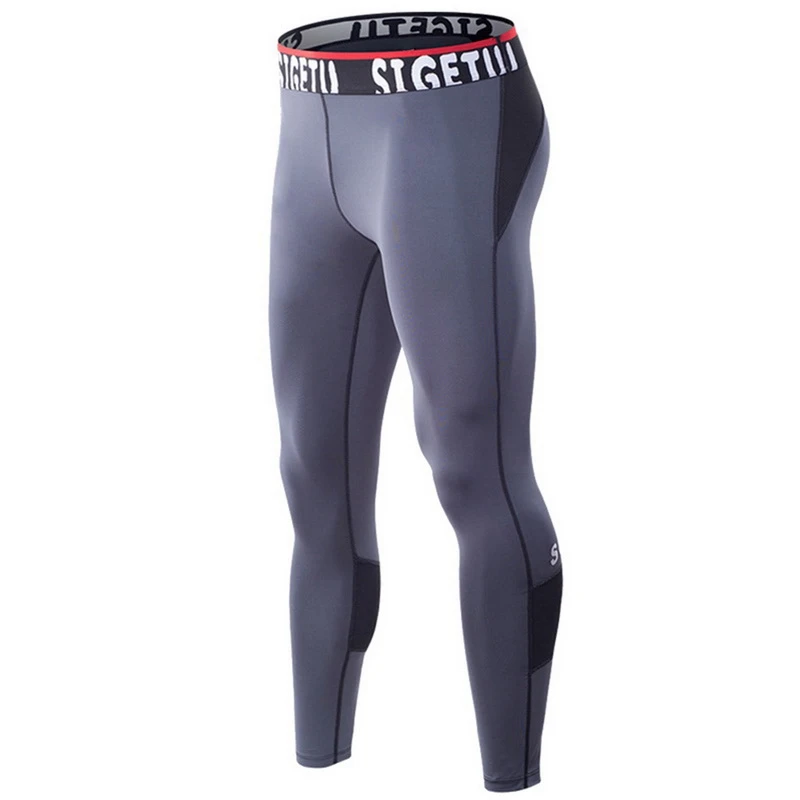 Laamei Running Tight Pants Men Baselayer Compression Sport Leggings Workout Basketball Tennis Cycling Sport quick-dry pants