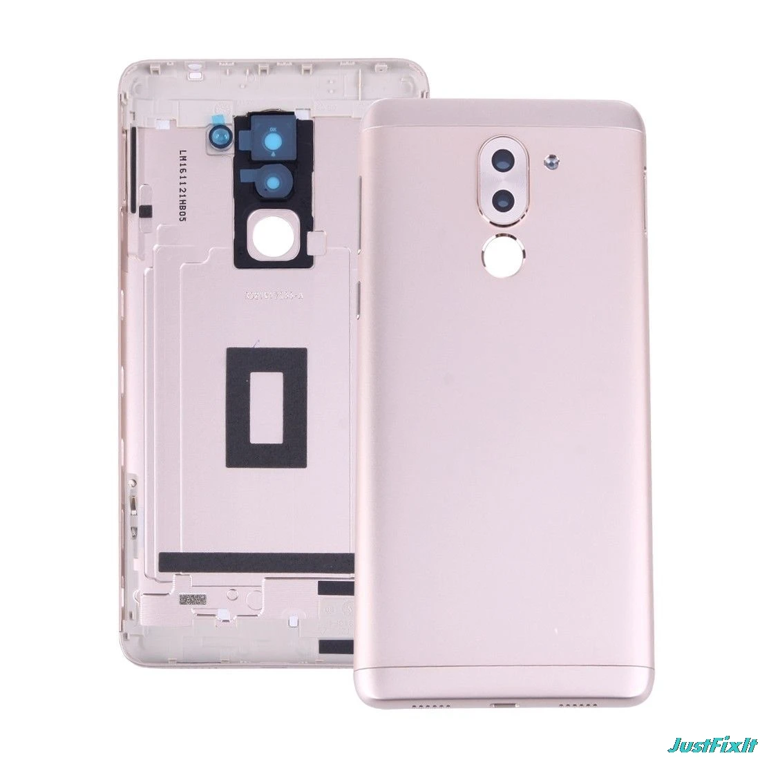 For Huawei Honor 6X Spare Parts Back Battery Cover Door Housing Original Replacement Side Buttons + Camera Flash Lens cute huawei phone cases Cases For Huawei