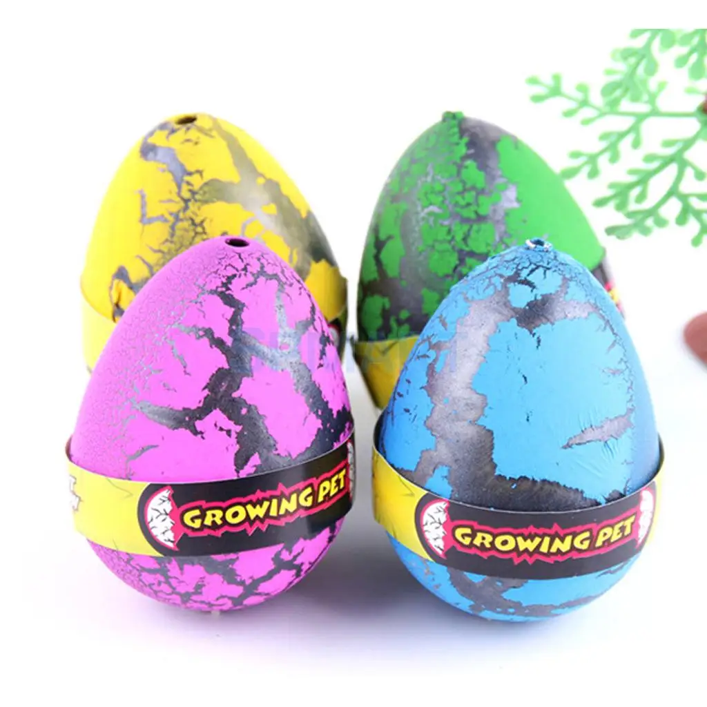 3 шт красочные Смешные Волшебные вылупливающиеся яйца динозавров динозавр домашних животных Люк-расти детей игрушки