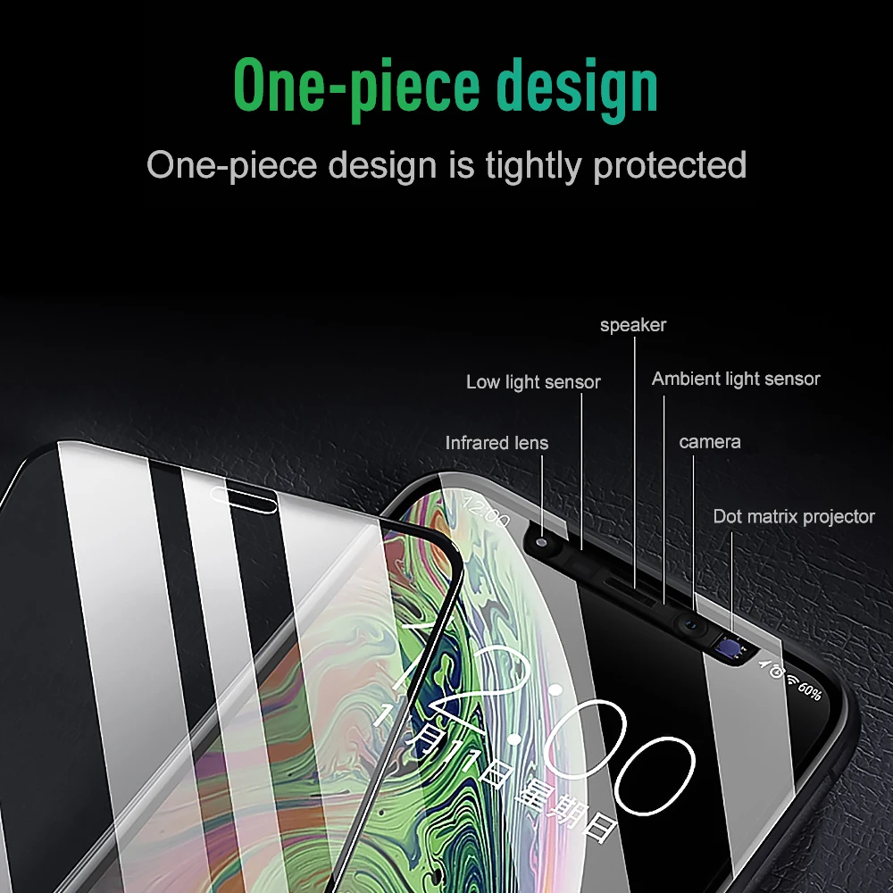 9D пленка для мобильного телефона из закаленного стекла iPhone X 7 6 5 6S 8 Plus камера Len