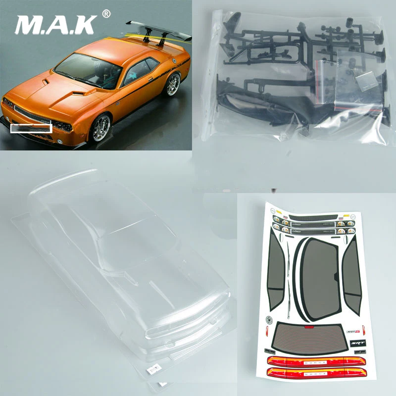 

DIY Transparent 190mm 1:10 PC BODY SHELL For Dodge viper SRT8 RC Model Car with decal Accessory