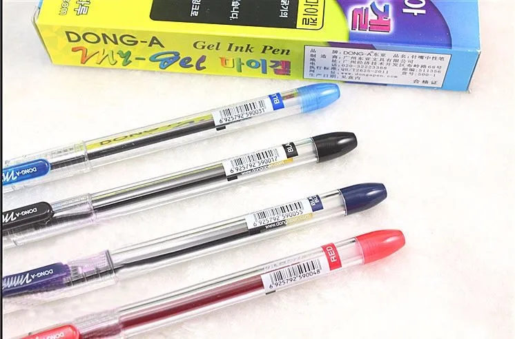 dong a jel kalem 0 5mm 0 4mm seffaf kalem sinav ozel kalem kore