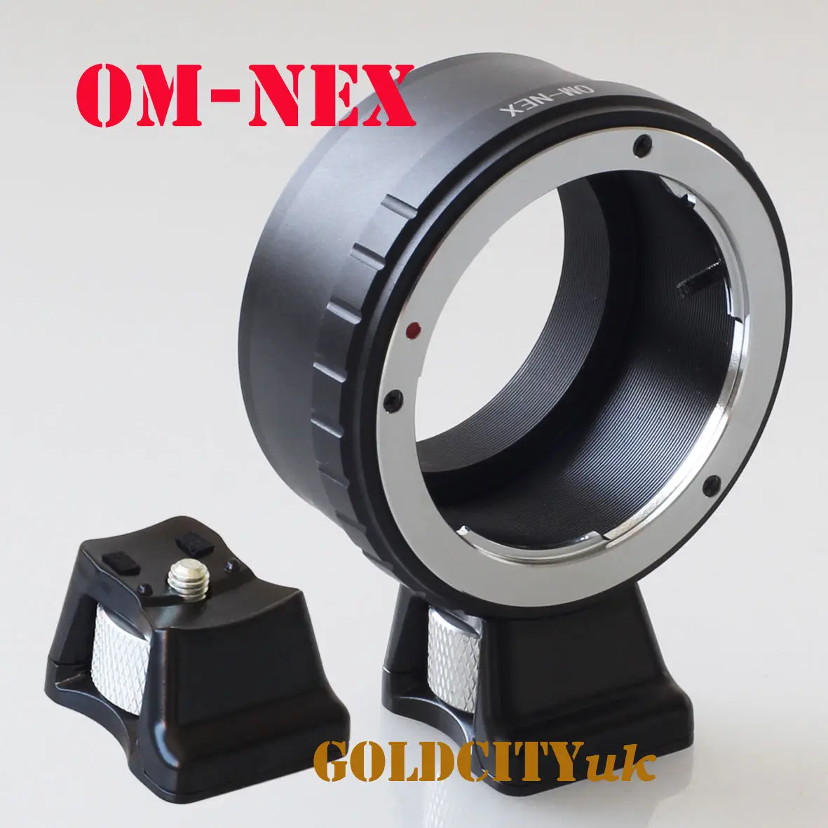 OM Mount Lens To E mount nex Adapter ring with Tripod Stand for NEX NEX-3/C3/5/5N/6/7/5T A7 A7II A7r A3000 A5000 A6000 camera |