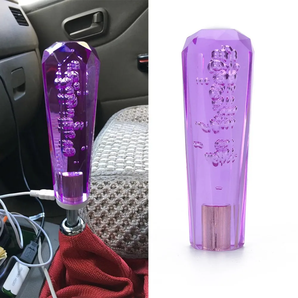 

Modified Shift Head Manual Universal Crystal Bubble Stick Shift Head LED Light