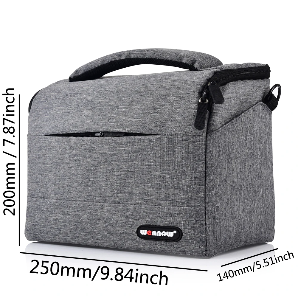 Drone Bags Wennew Coffee Gray Photo Cover DSLR Waterproof Camera Bag SLR Case for Nikon Z7 Z6 D3500 D5600 D5500 D5300 D5200 D5100 D5000 cute camera bags