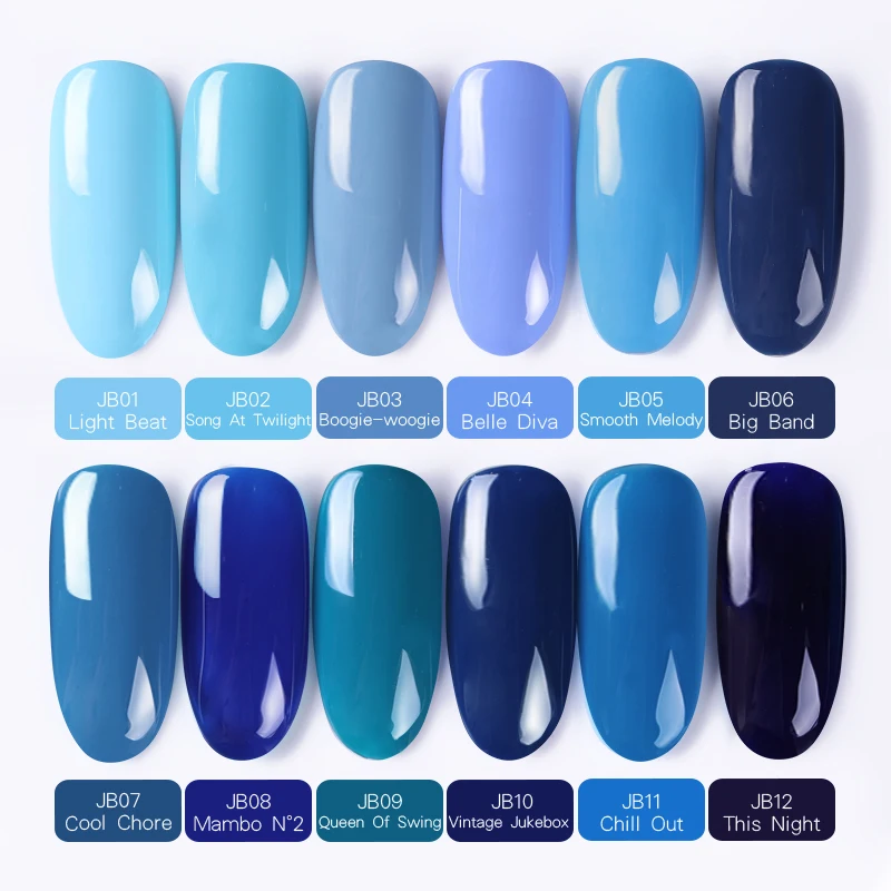 BORN PRETTY Джаз-синий гель серии Однотонная одежда ногтей Гель-лак 6 мл фиолетовый замочить от УФ-лак Лаки
