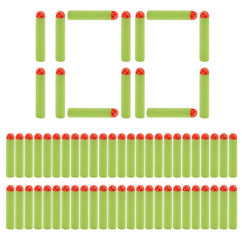 Стиль для пуль Nerf, мягкая полая головка 7,2 см, запасная игрушка дартс, пули для пуль серии Nerf, бластеры с 3 отверстиями