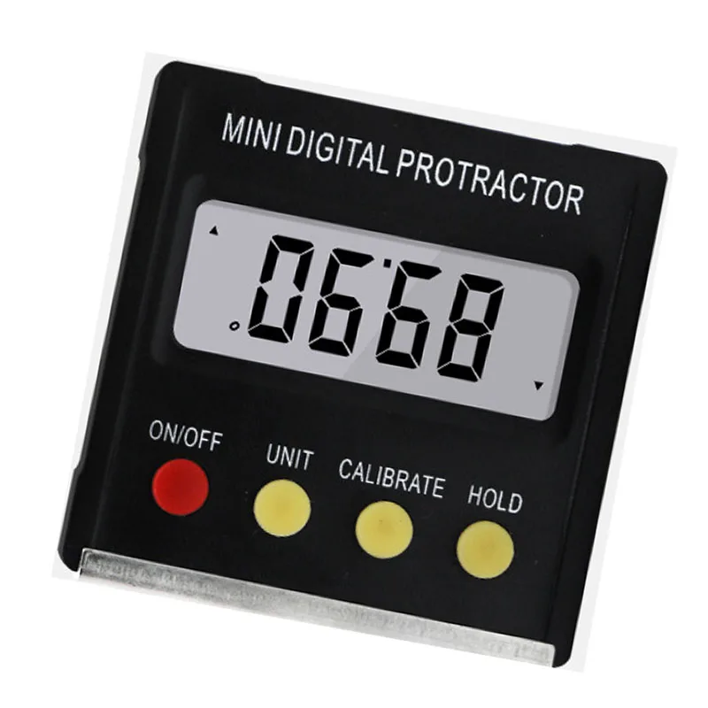 

360 degree Mini Digital Protractor Inclinometer Waterproof Level Box Angle Finder Measure Bevel Box Goniometer Magnet