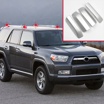 

Car Styling 4PCS ABS Plastic Car Top Roof Rack Rail End Cover Shell Replacement For Toyota 4Runner N280 2010 - 2018