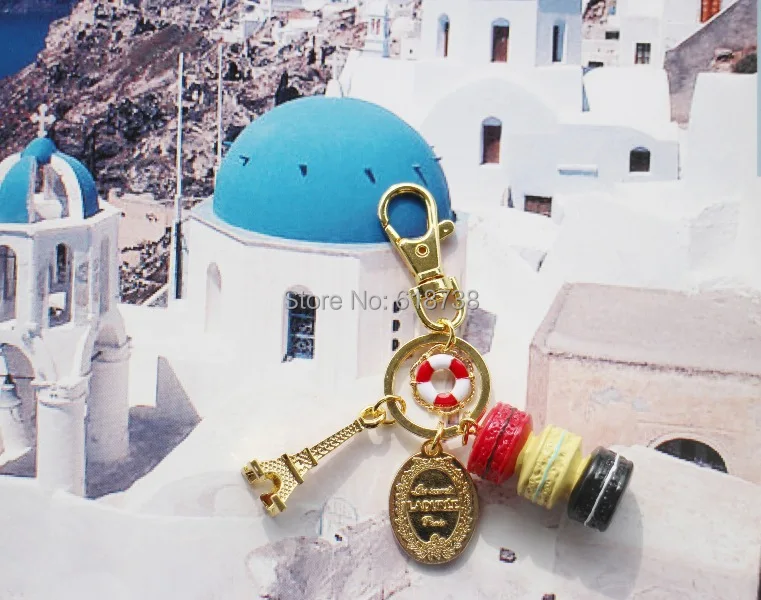 2015 New Macaroon keychain w Lifebuoy-red (5).jpg