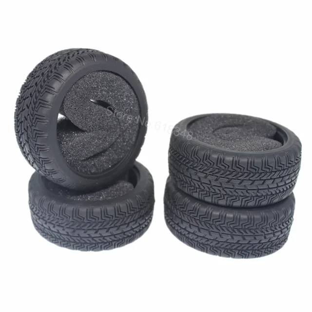 Best Price 4 Pieces 1.02'' Tires With Foam Inserts For HSP HPI Redcat Tamiya WLtoys RC 1:10 Scale On Road Car Tyres Replacement Parts Best Price 4 Pieces 1.02'' Tires With Foam Inserts For HSP HPI Redcat Tamiya WLtoys RC 1:10 Scale On Road Car Tyres Replacement Parts