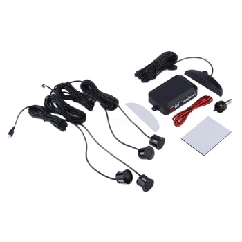 

100Pcs/Lot Car LED Parking Sensor Kit Display 4 Sensors 22mm 12V for all cars Reverse Assistance Backup Radar Monitor System