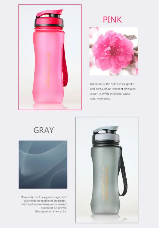 Plastic Sports Shaker Bottle CB064-CB067 (6)