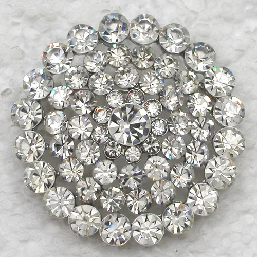 

12pcs/lot Wholesale Rhinestone Flower Pin brooches Bridal Wedding Party C101906