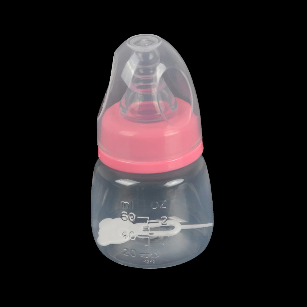 Мини-бутылка жесткости 60 мл для младенцев 0-18 месяцев кормушка PP для сока молока