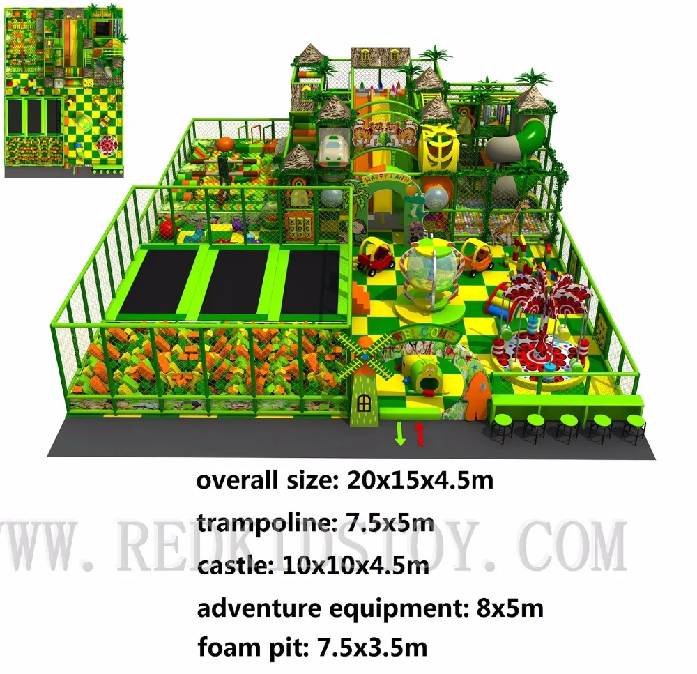 comprar Exportados para a Letónia CE Certificated Qualidade Super Grande Complexo 160620 B Playground Indoor