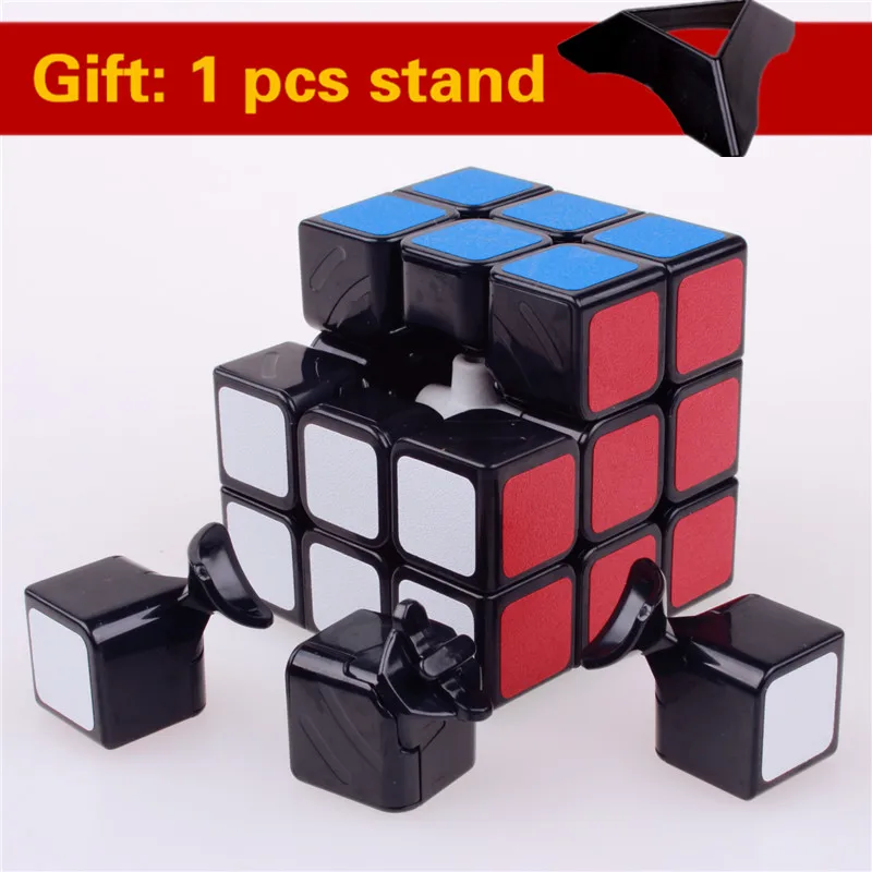 Original puzzle 3x3x3 speed magic cubes pvc sticker block professional learning educational cubo magico funny font