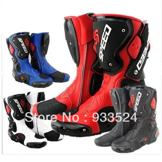 Men Sport Bike Rider Motorcycle Motor Waterproof High Fiber Leather