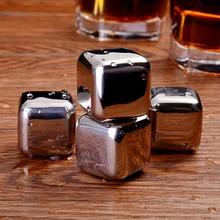 Drixon#304 нержавеющая сталь виски камень лед камни-кубики виски вино пиво охлаждающий инструмент с пластиковой коробкой