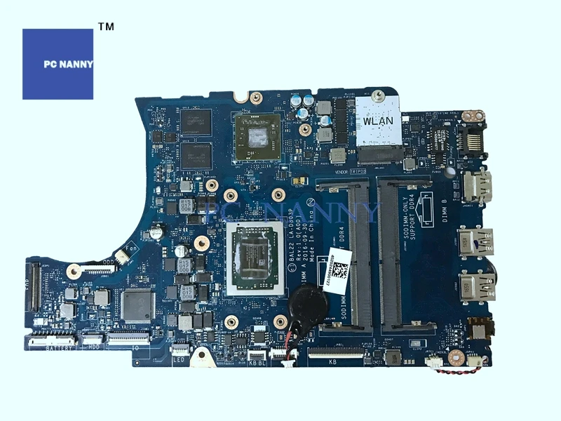 Материнская плата PCNANNY G89K3 0G89K3 BAL22 LA-D803P для DELL INSPIRON 15-5565 серии A12-9700P &quotкласс A&quot