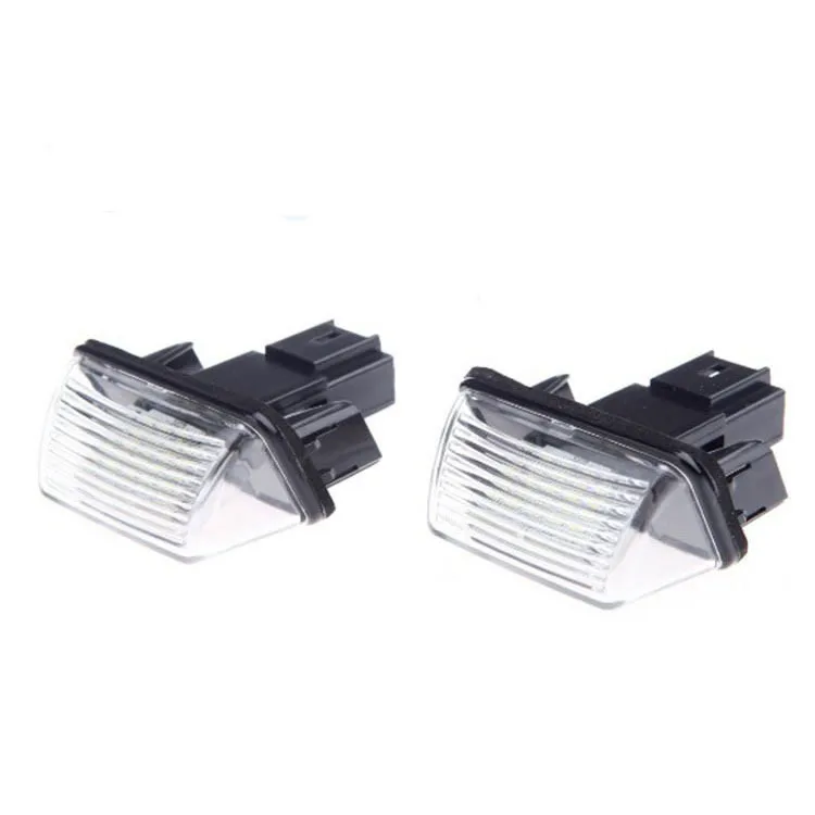 

High Quality car LED License Plate Lamp for peugeot 206/207/307/308 for Citroen c6 Vehicle rear license plate lamp Luggage lamp