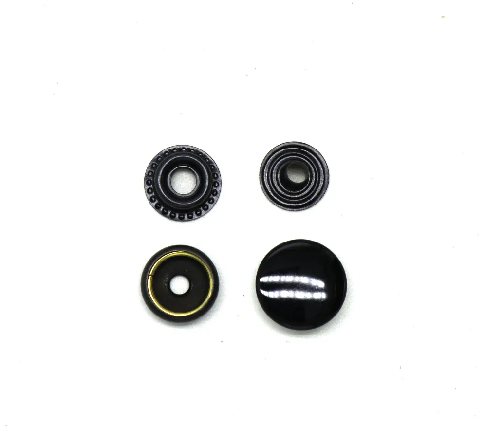 Leather Snap Fasteners Kit 9mm/10mm/12mm Metal Button Snaps Press