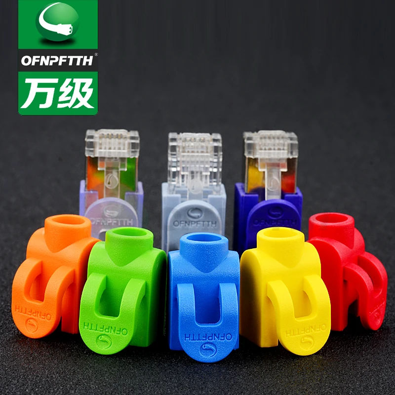 

50PCS CAT5E/CAT6/CAT6A UTP RJ45 Connector and Boot