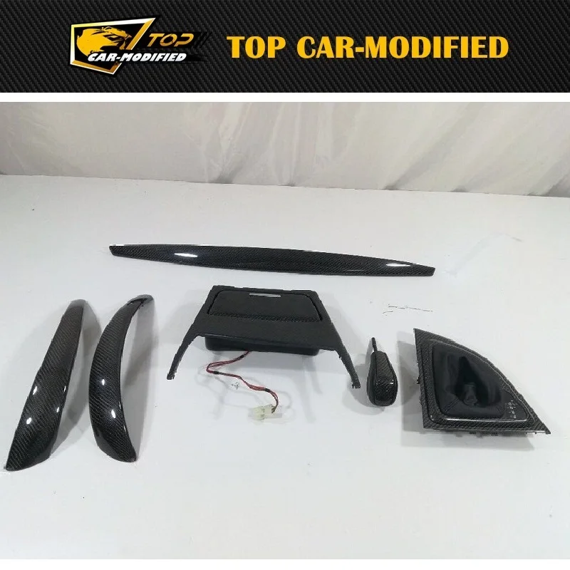 Free Shipping carbon fiber trims interior mouldings stiker trims for