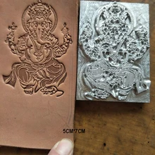 Ganesha шаблон ручной работы уникальный дизайн кожаные рабочие инструменты резьба удары штамп ремесло кожа с кожаными резными инструментами