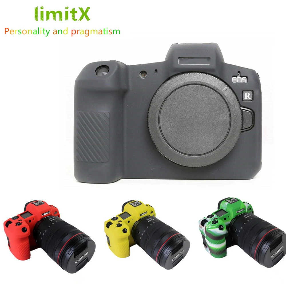 NEW Silicone Armor Skin Case Body Cover Protector for Canon EOS R Mirrorless Digital Camera camera bags for women