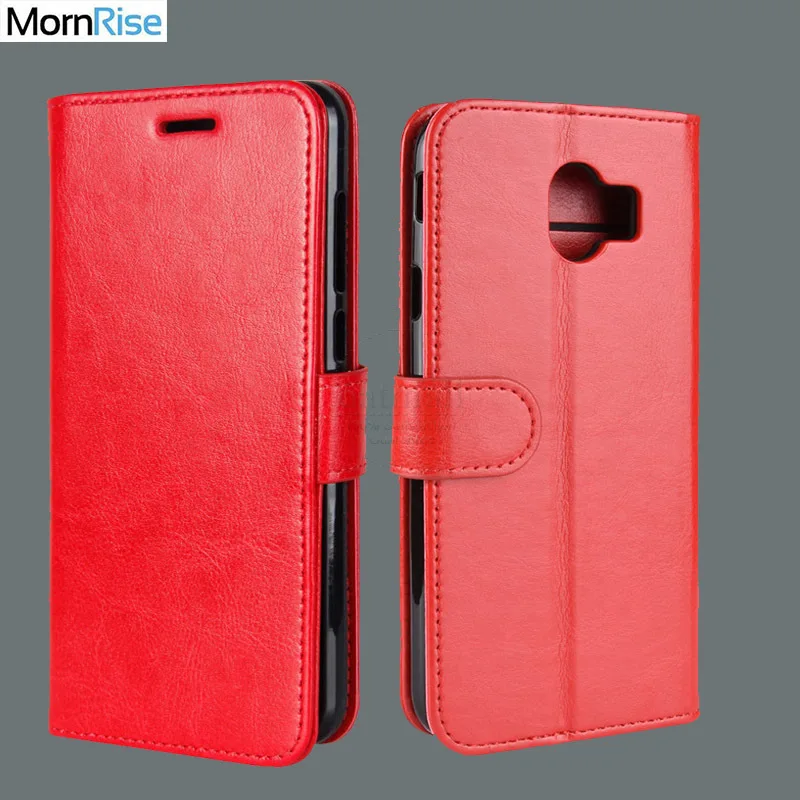 

Premium Vintage Leather Book Flip Folio Cover For Samsung Galaxy J4 2018 EU Case Wallet KickStand Card Photo Handmade Phone Bags