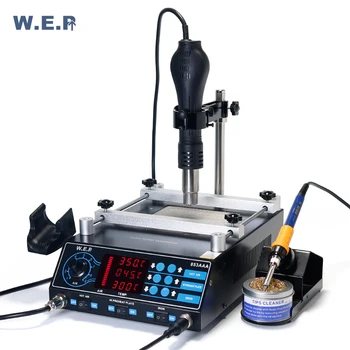 

WEP 853AAA BGA Rework Station Preheater Station 1350W SMD Soldering Station Hot Air Gun Soldering Iron Welding Equipment