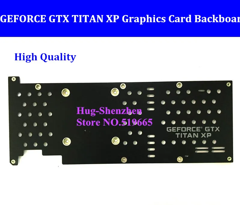 NEW GeForce GTX TITAN XP GAMING graphics card board Full Cover Graphics Card Water Cooling Block backboard rear panel